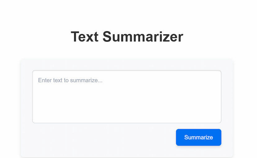 Text Summarizer